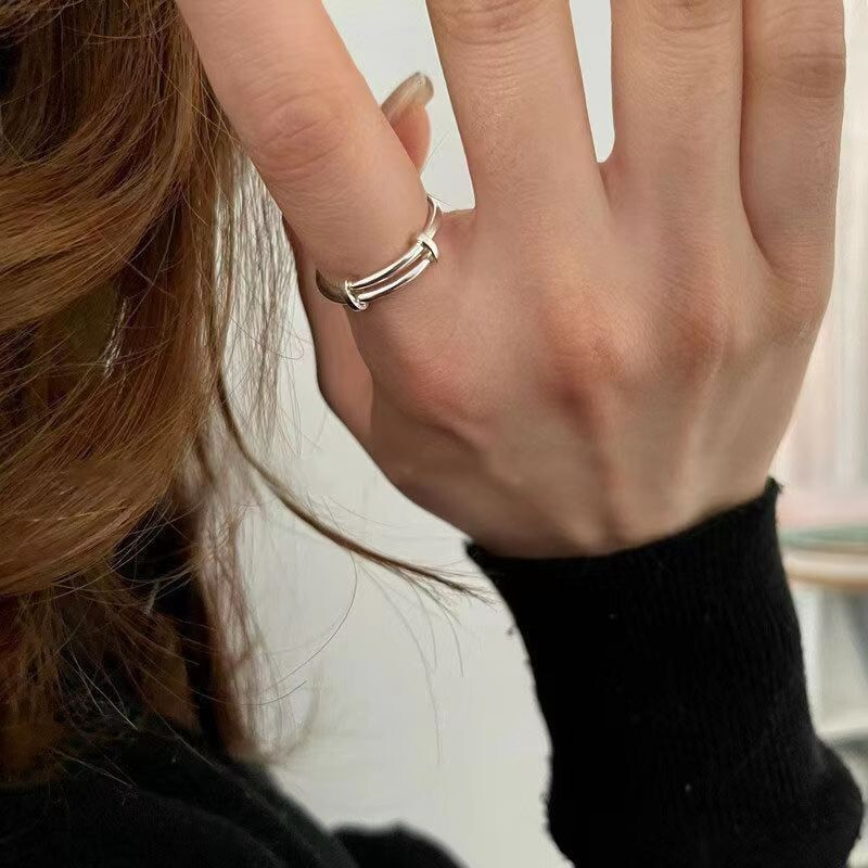 Solid 925 Sterling Silver Simple Stacking Midi Ring Band Classic