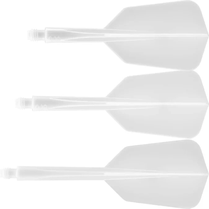 CONDOR AXE DART SHAFT/FLIGHT COMBO LONG SHAFT SLIM WING WHITE