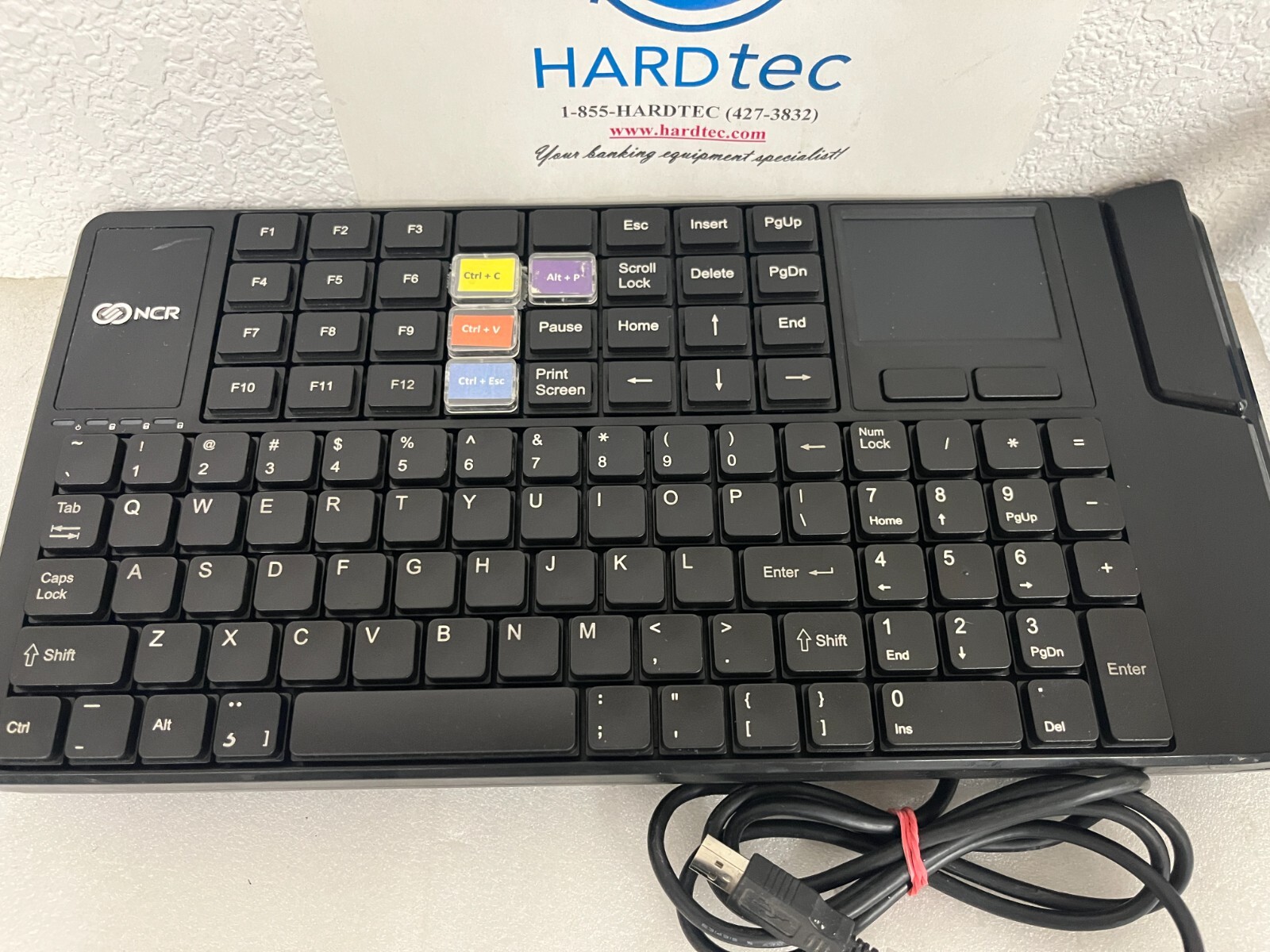 NCR 6932-6012-9090 105 POS Keyboard, USB, Retail keyboard