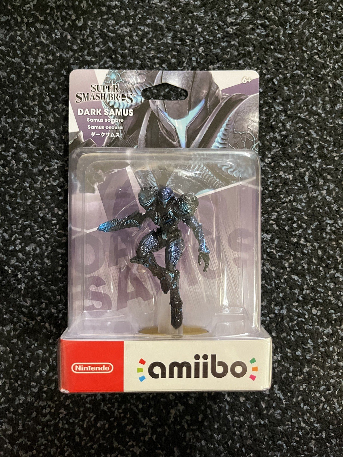 Nintendo amiibo Super Smash Bros Series Dark Samus Video Game Character Figure