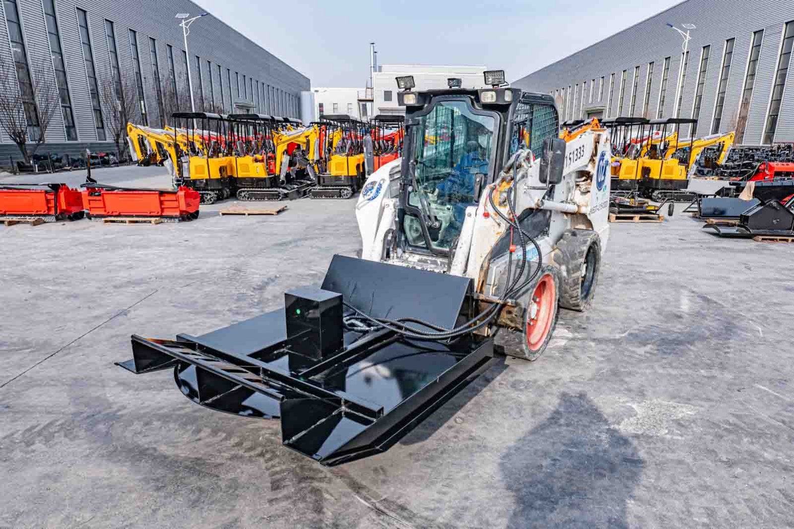 Lawn Mower 66" Brush Hog Brush Cutter Skid Steer Attachments for Farm US Stock