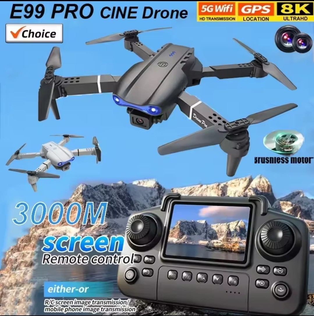 FACEGLE E99 Dual Camera Drone with Optical Flow - Quadcopter