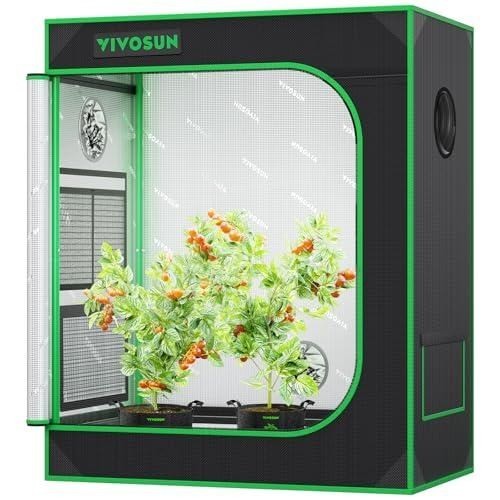 VIVOSUN Grow Tent Indoor Hydroponic Reflective Mylar Plant Growing Tent Open Box