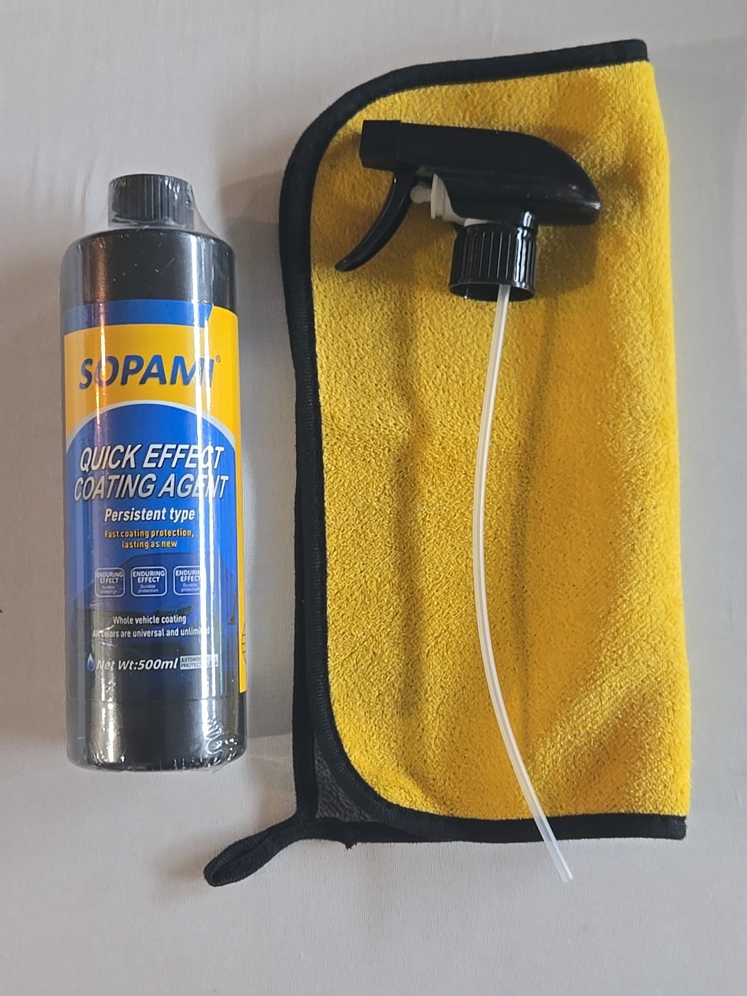 Sopami Car Coating Spray, Quick Effect Coating Agent Quickly Coat Car Wax 500ml