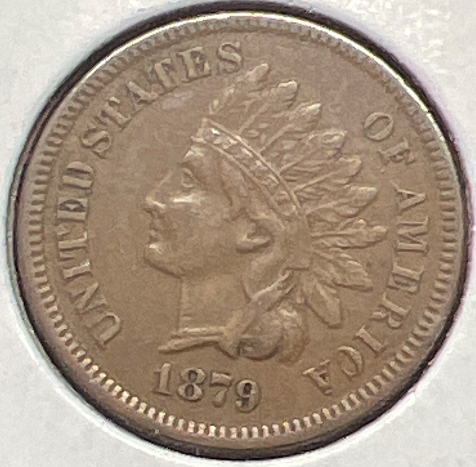 1879 INDIAN HEAD CENT GRADES XF+   ACTUAL COIN SM13146