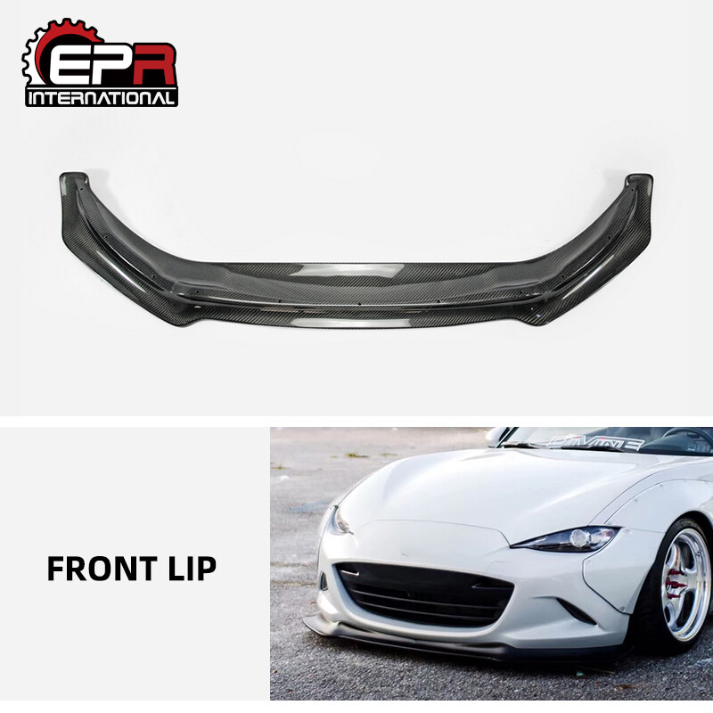 For MAZDA MX5 ND 5RC Miata Roadster RB Style Front Lip Carbon Fiber