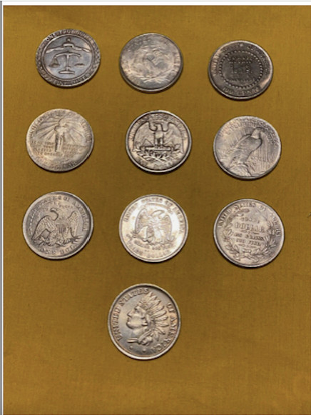 RARE LOT fourree : N. 10 IN TOTAL - MIXED USA Dollar !!!