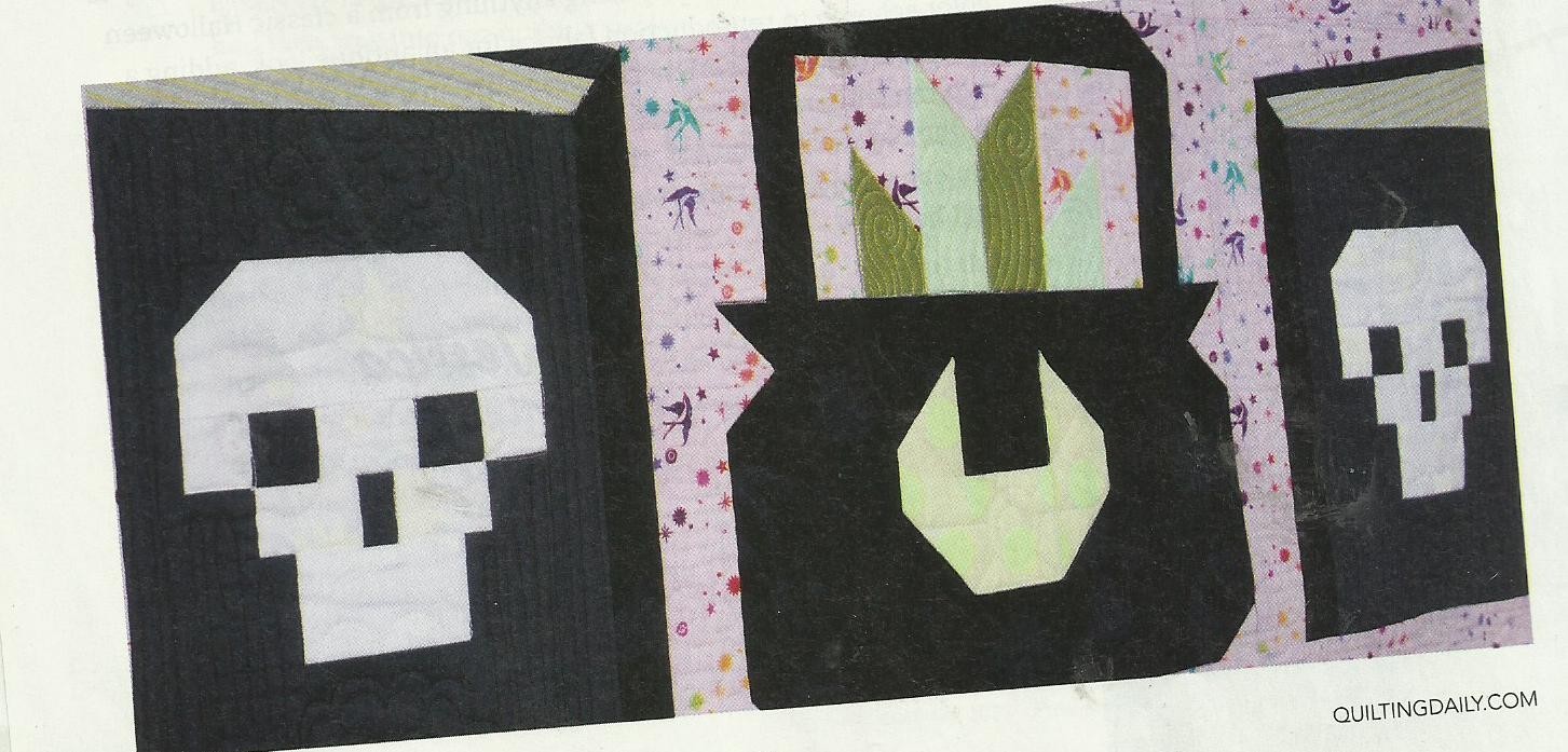 E0669 I PUT A SPELL ON YOU WALLHANGING QUILT PATTERN/INSTRUCTIONS