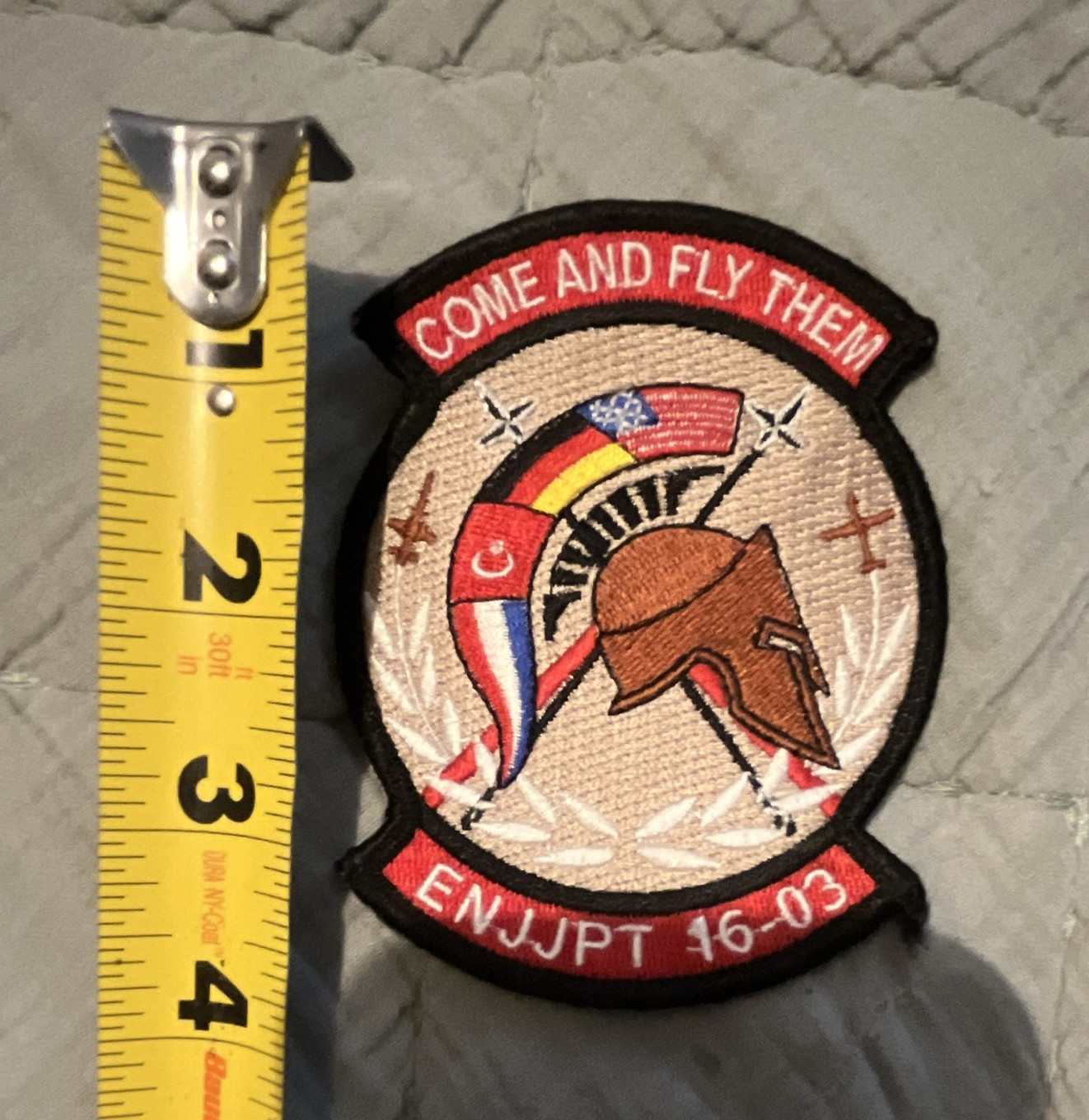 USAF Air Force ENJJPT 46-03 "COME AND FLY THEM" Embroidered Patch