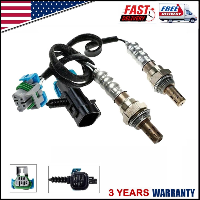 2X OEM Upstream & Downstream Oxygen O2 Sensor For 2010-14 Chevrolet Equinox 2.4L