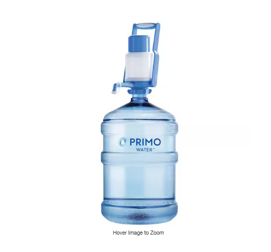 Primo® Water Portable Manual Water Pump, Blue and White