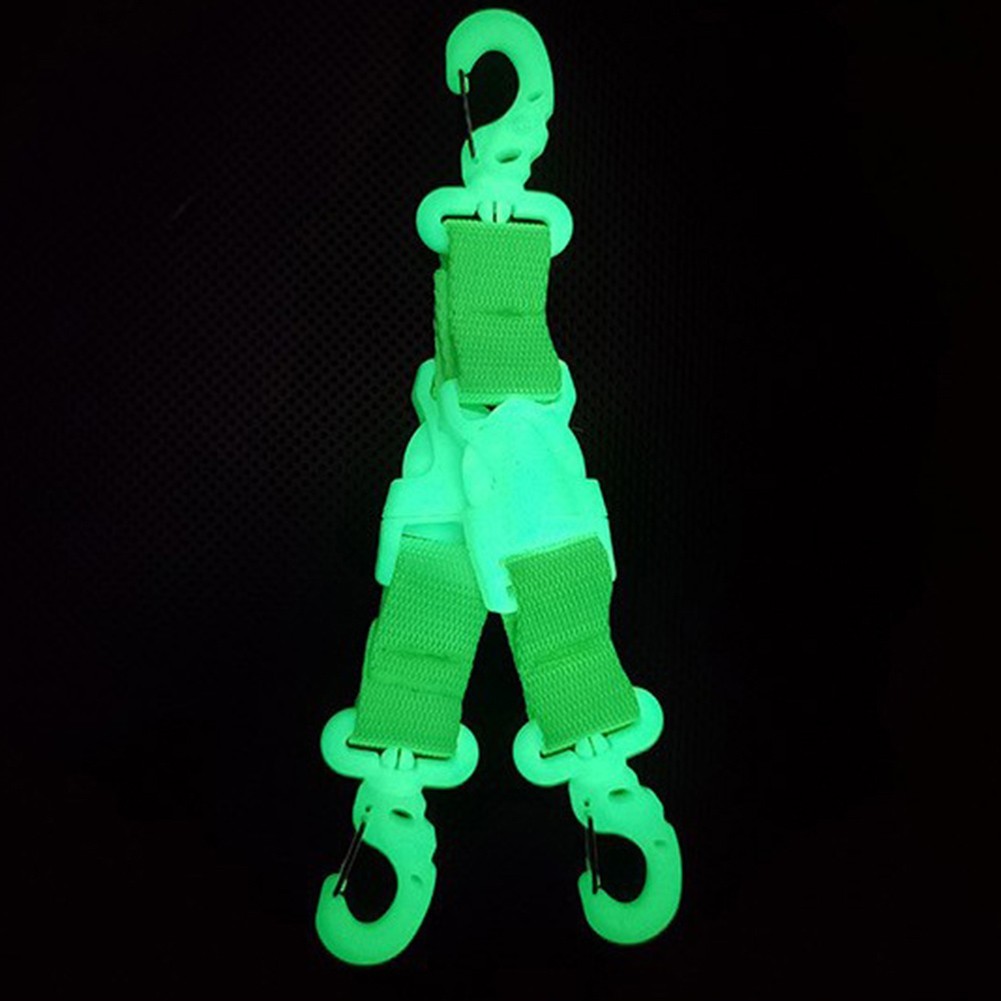 Lightweight Nylon Diving Fin Strap with Glow Feature for Easy Visibility