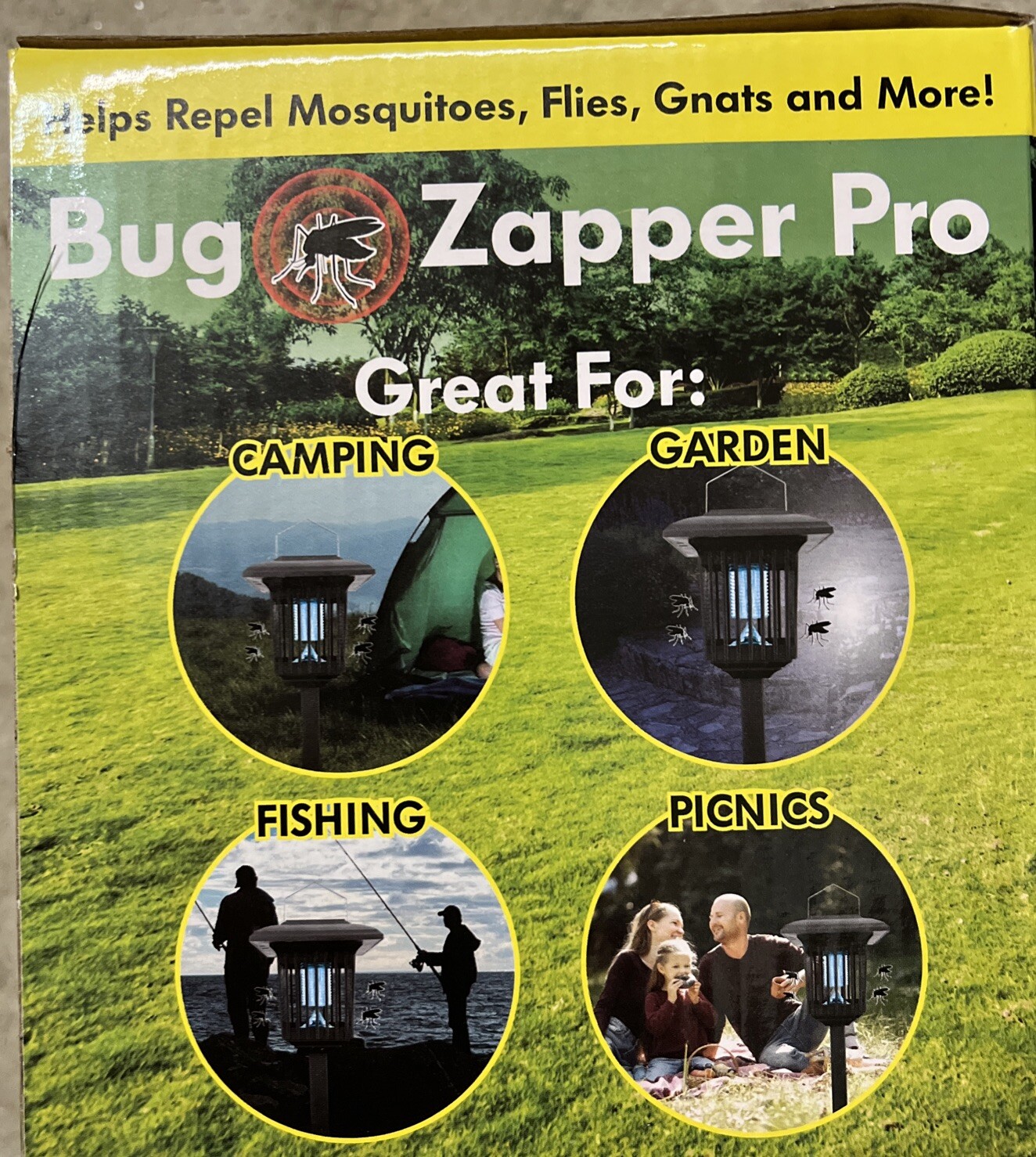 Bug Zapper Pro Solar Powered LED Light #PB333