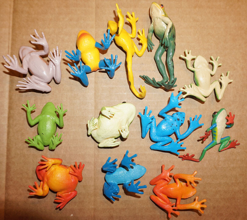 Frog Assortment (12) - PVC
