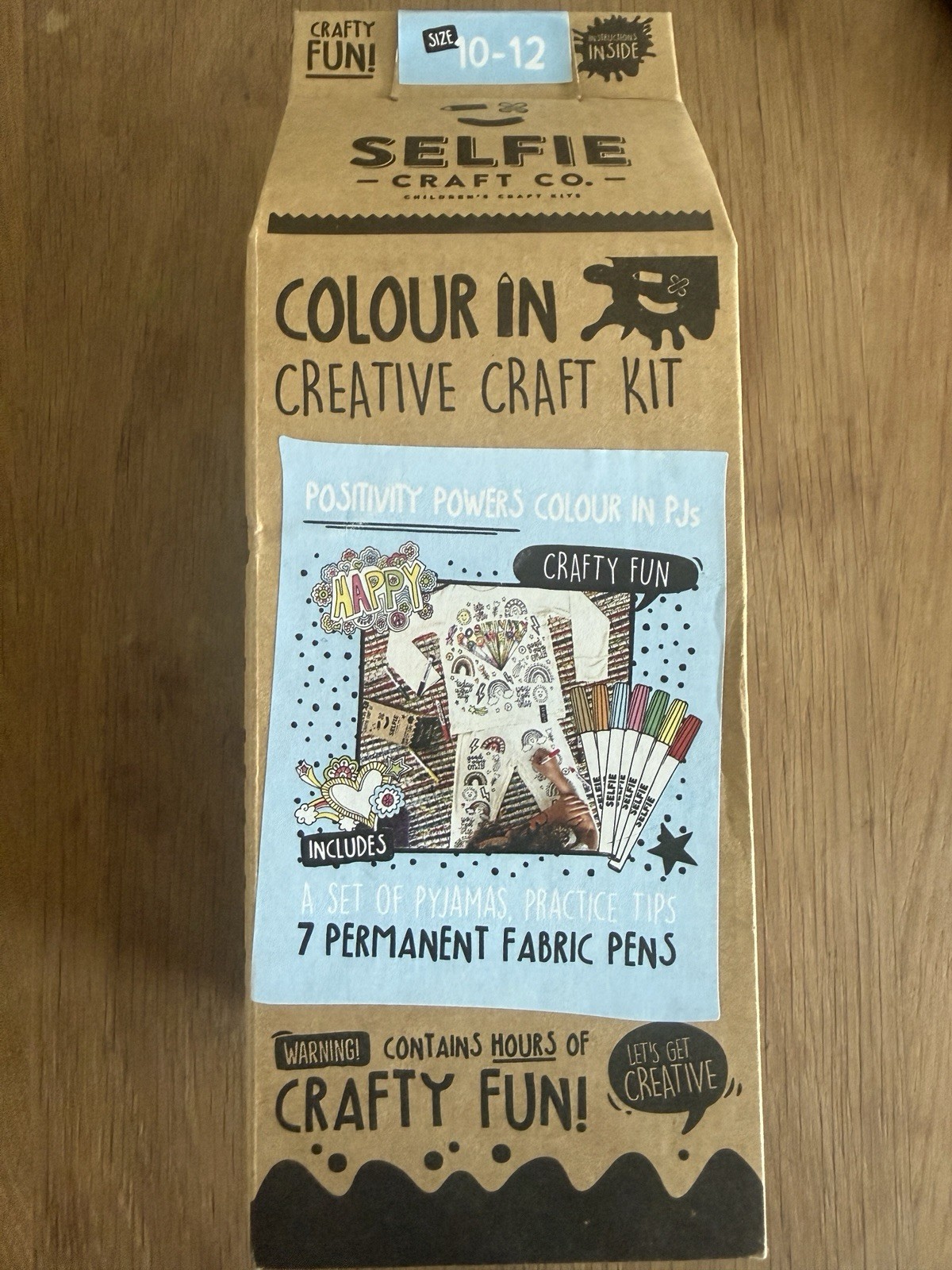Selfie Craft Co. Color In PJS Activity Kit Size 10-12