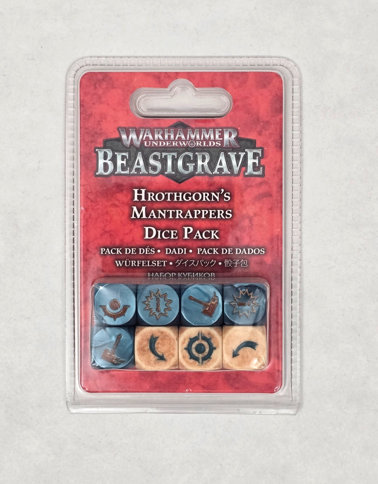 Warhammer Underworlds Beastgrave - HROTHGORN'S MANTRAPPERS Dice Pack - GW NIB