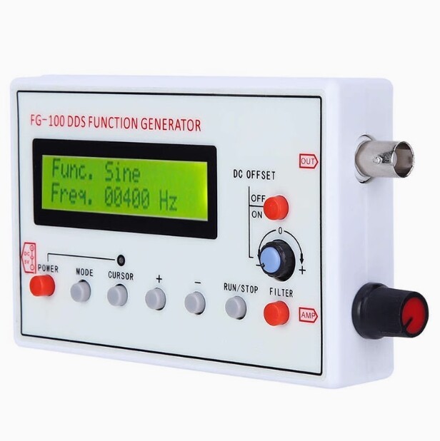 1Hz-500kHz DDS Function Generator Low Frequency Signal Generator FG-100