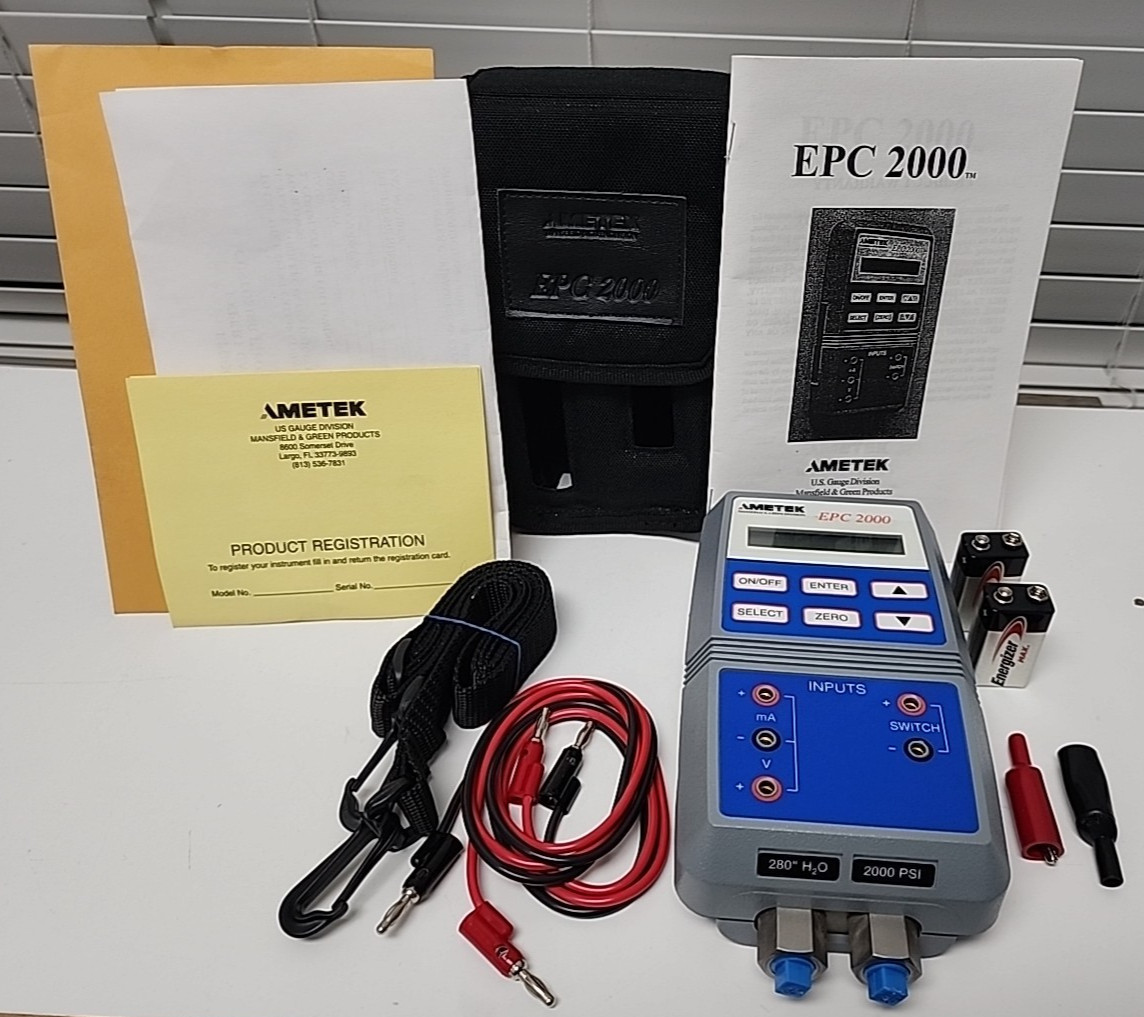 AMETEK EPC 2000 PRESSURE CALIBRATOR [2ES1-5]