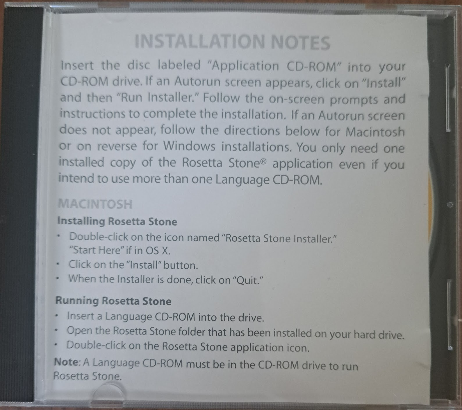 Rosetta Stone Hebrew Language Learning software, CD Rom Level 1, Books Level 1&2