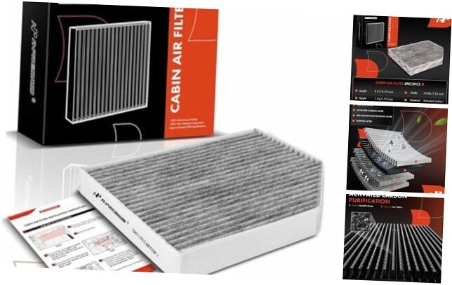 Cabin Air Filter with Activated Carbon Compatible with Audi Q5 2009-2017, A4