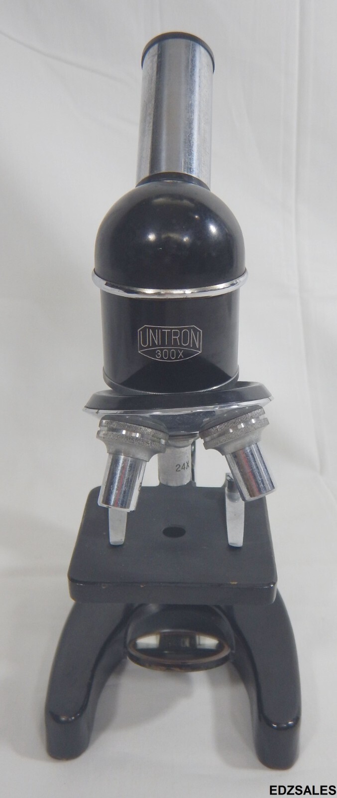 Unitron 300X Compound Microscope w/ 3 Objective Lenses