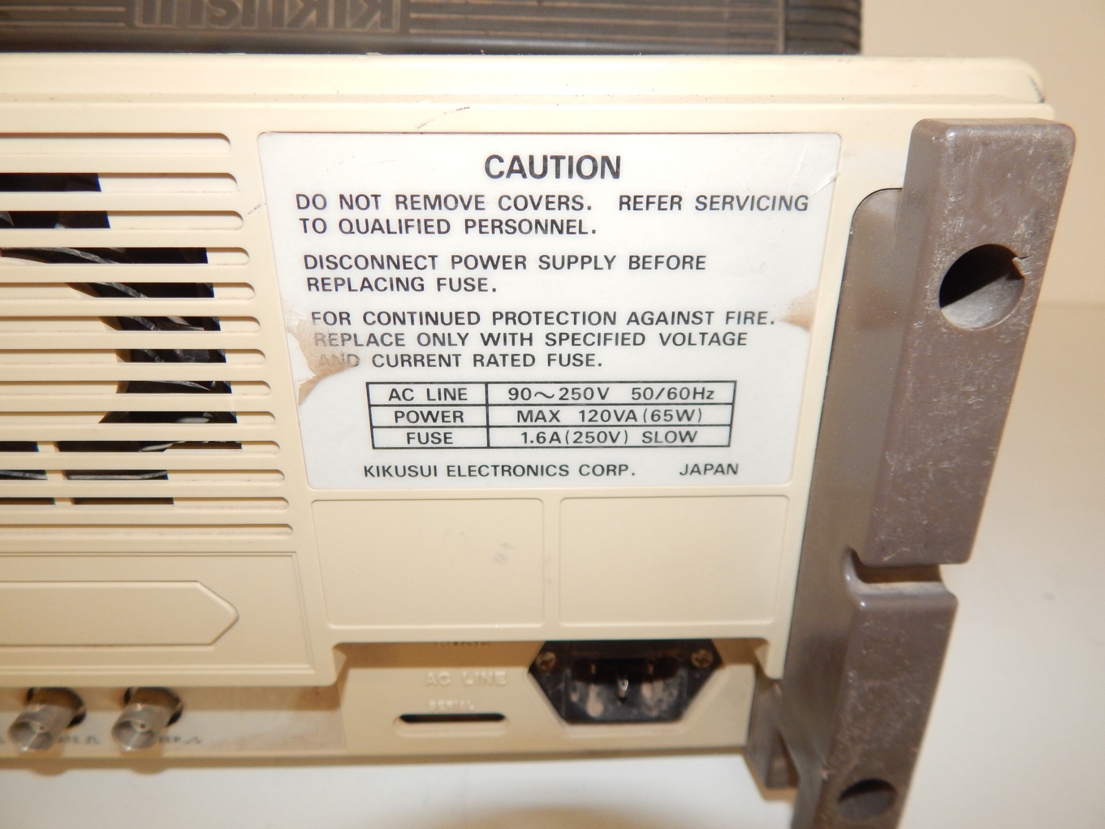 KIKUSUI 100MHZ MODEL 7100A OSCILLOSCOPE (JWP30)