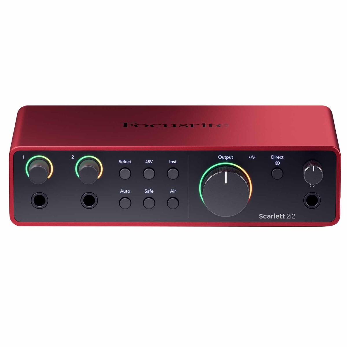Focusrite Scarlett 2i2 Studio 4th Gen 2-in 2-out USB Audio Interface w Microp...