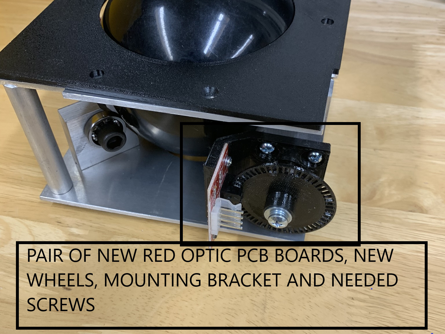 Atari  Large Trackball MODERN OPTIC KITS