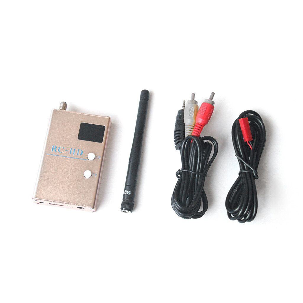 FPV 5.8G 5.8GHz 48 Channels RC-HD Video Receiver Output & A/V Power Cables New