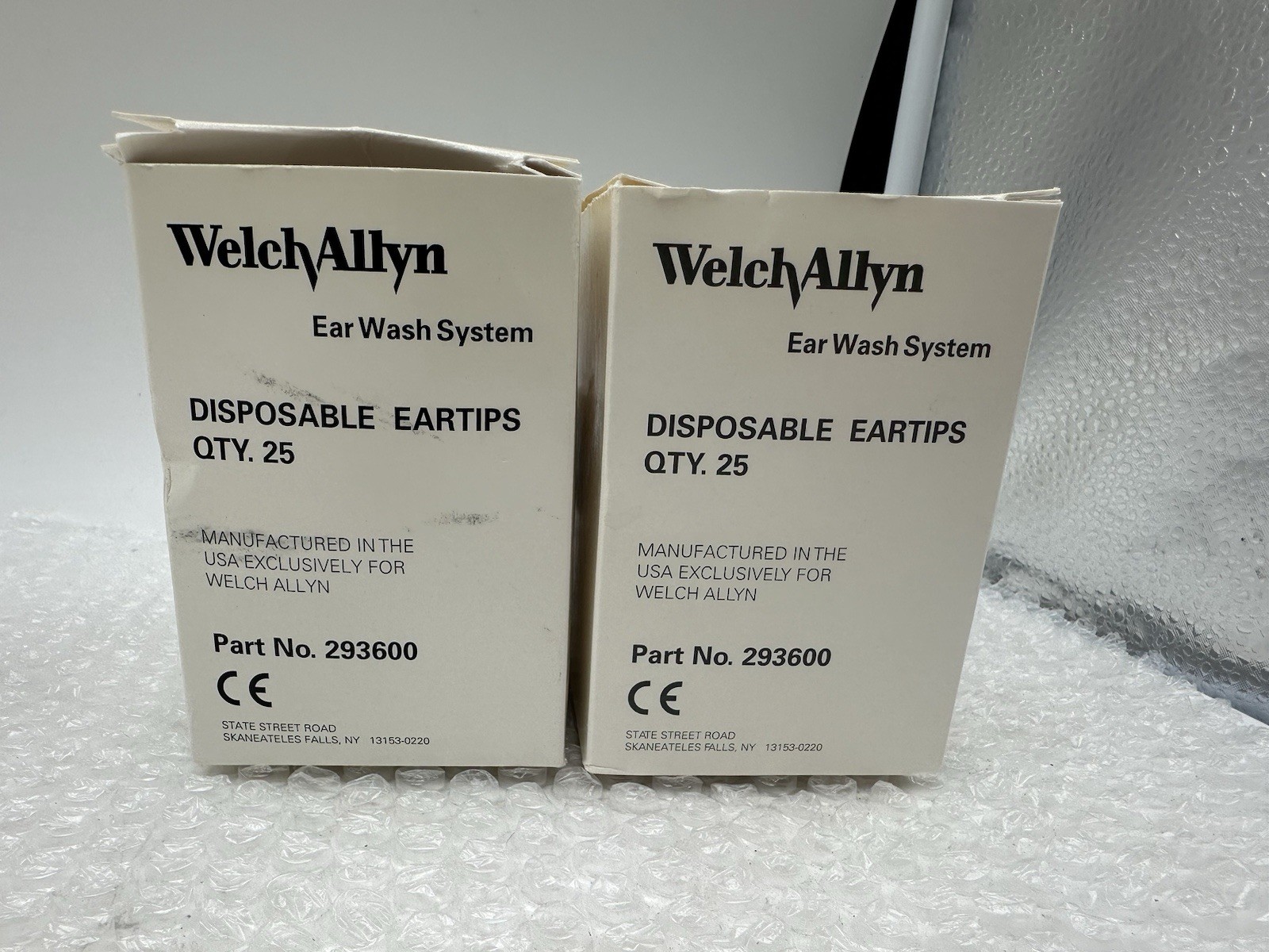 Welch Allyn Disposable Eartips for Ear Wash System #293600 QTY 49- Open Box