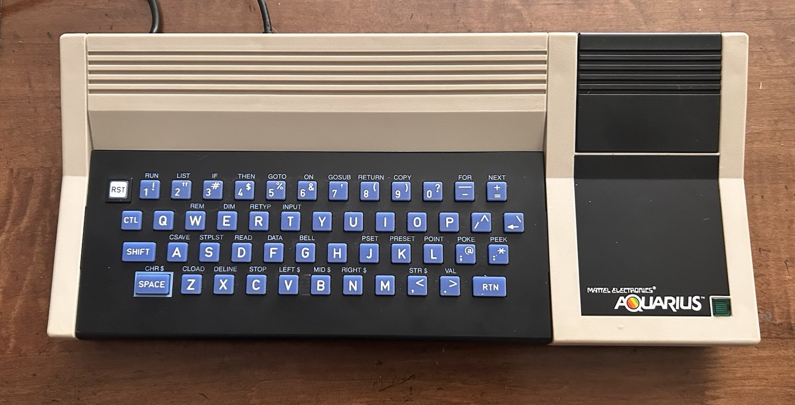 Mattel Aquarius Computer Game System, Mini Expander, 4K Memory, 1 Game & Adapter