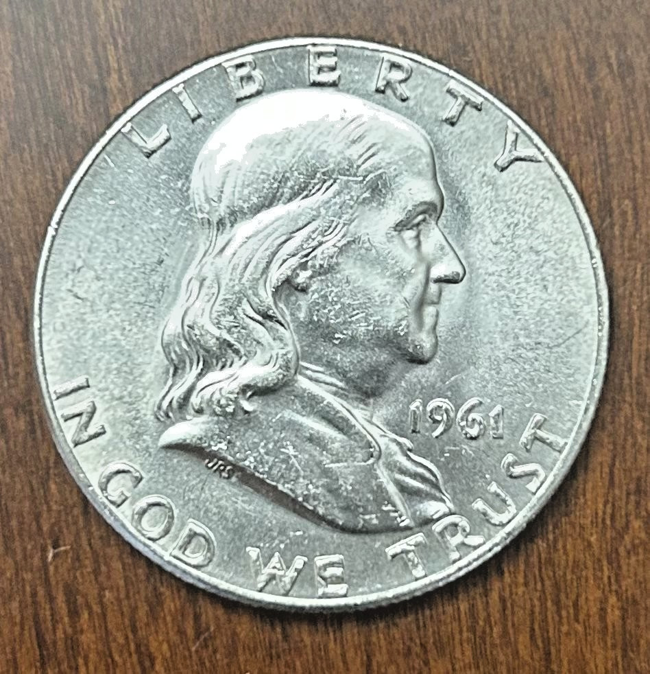 1961 Uncirculated Franklin Half Dollar