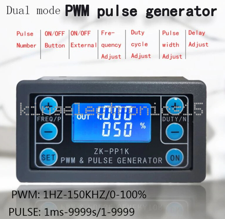 Dual Mode PWM Generator Pulse Generator Frequency Duty Cycle Adjustable Module K