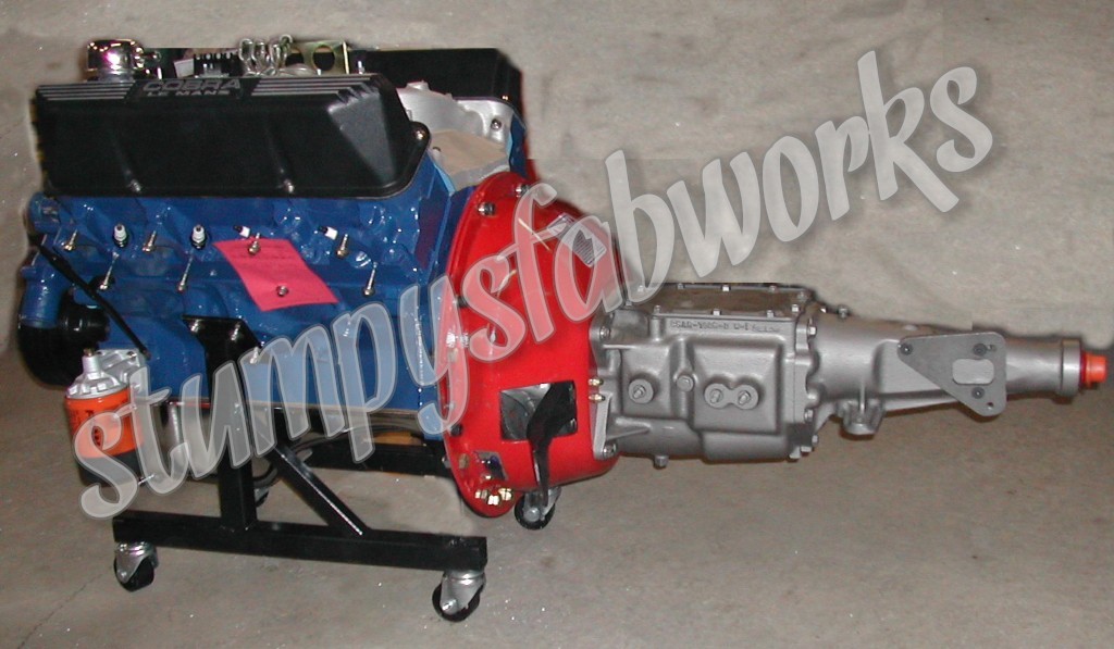 Ford FE fe engine stand cradle & HDP Casters 360 390 428 side oiler