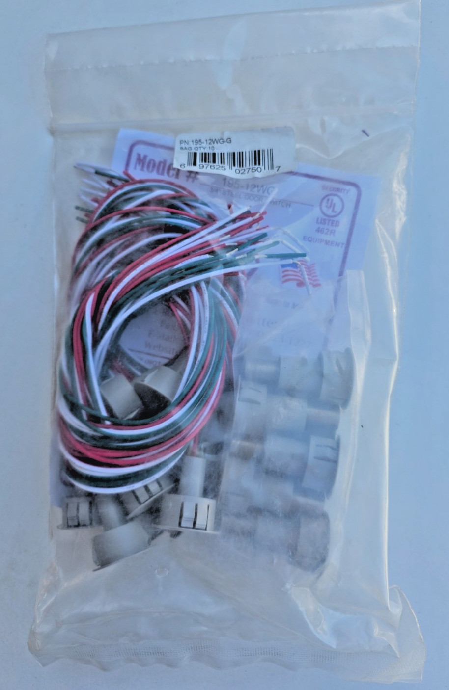 GRI 195-12WG-W Door Magnet         Contacts     Bag Of  10