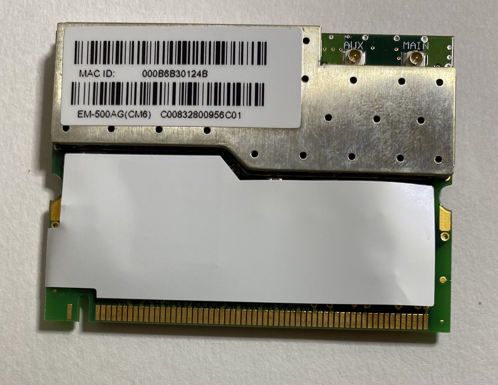 Netegriti 802.11a & 802.11b & 802.11g Mini PCI Combo Card EM-500AG(CM6)
