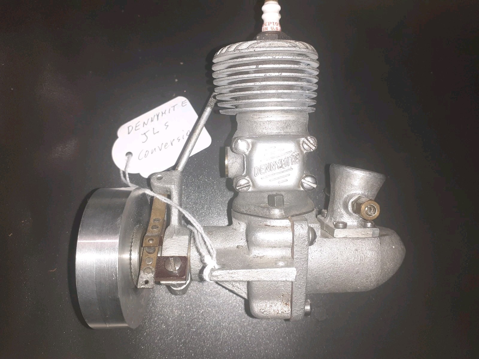 Dennymite JLS Conversion Spark Engine, Model Car, Vintage Model Engine