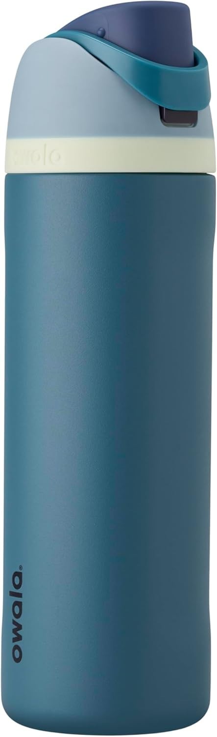 Owala FreeSip Insulated Stainless Steel Water Bottle with Straw, BPA-Free Sports