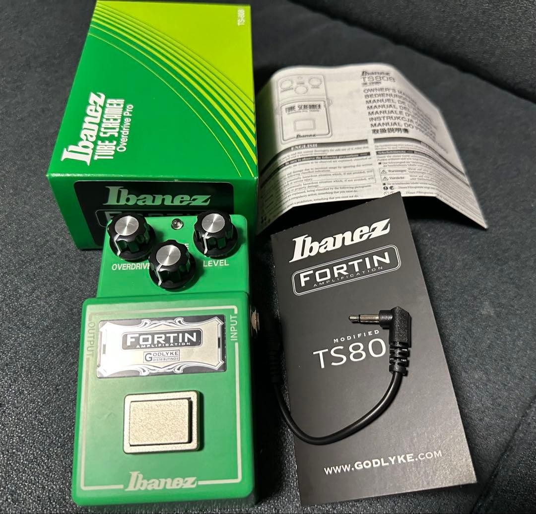 FORTIN MODDED TS808 Tube Screamer Ibanez Overdrive Pedal New