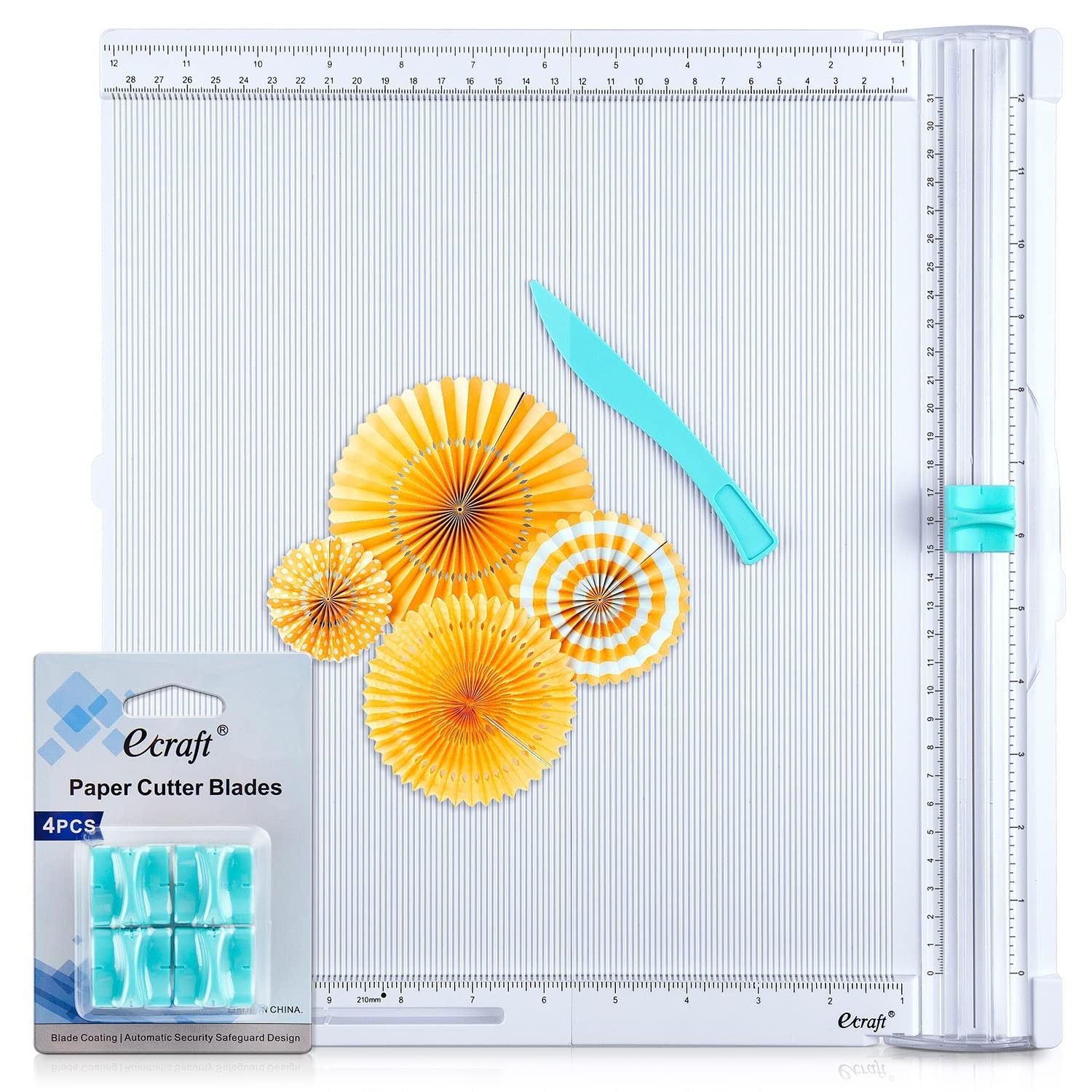 Ecraft Paper Trimmer Scoring Board (12 x12 inch) & Paper Trimmer Replacement ...