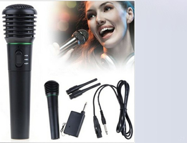 Professional Handheld Wired/Wireless Dynamic Microphone Karaoke Singing Music US