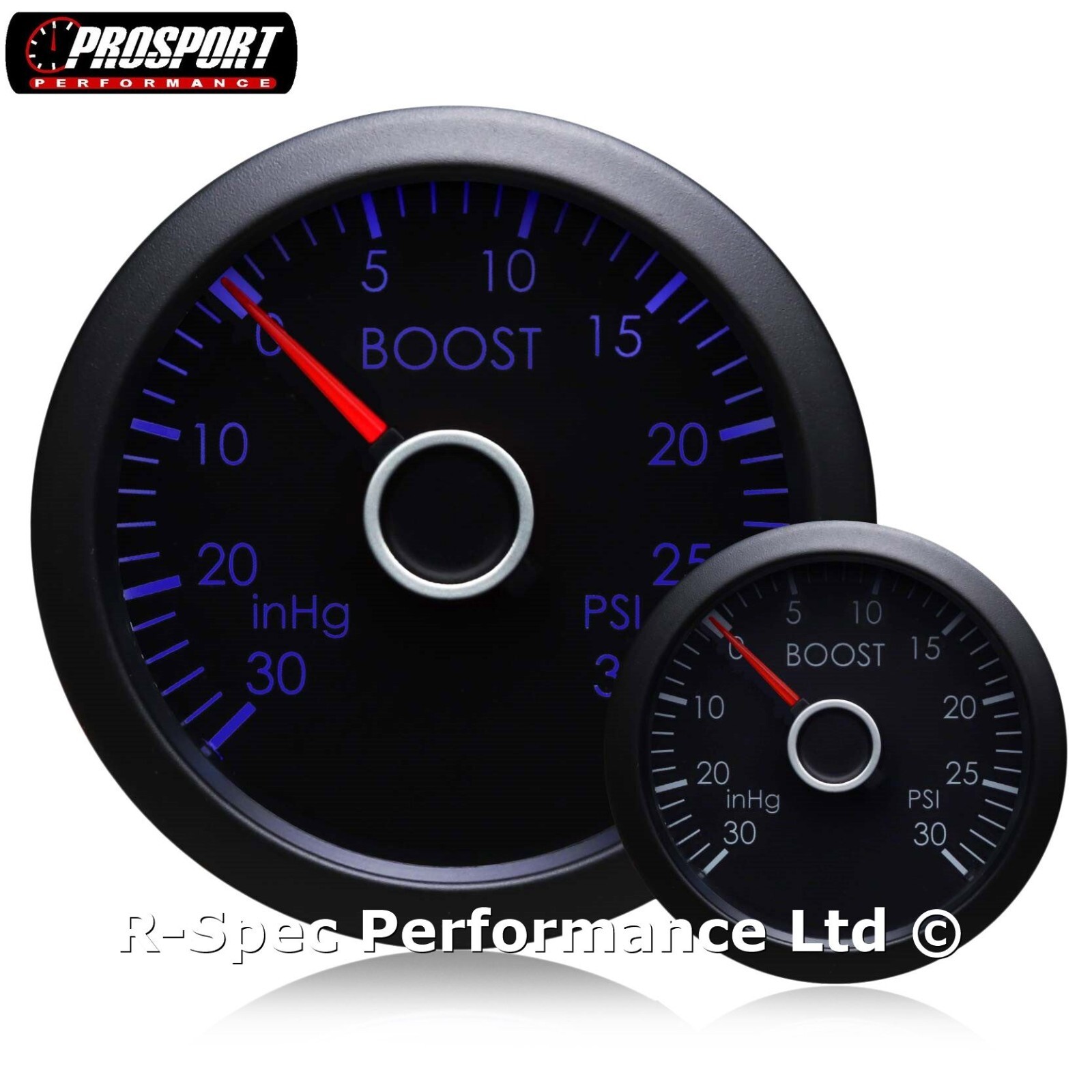 52mm Prosport VW Red Needle Turbo Boost Gauge Psi VW Golf MK4 MK5 GTI 1.8T 20VT