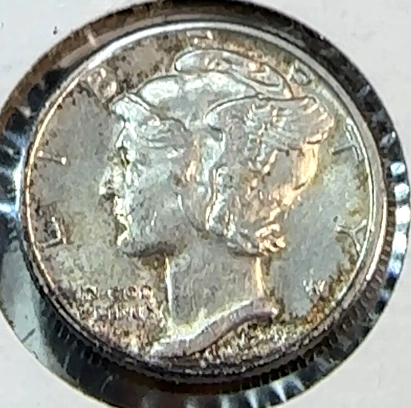 1945 Mercury Dime Nice Original Choice Uncirculated Nice Tone CHRC