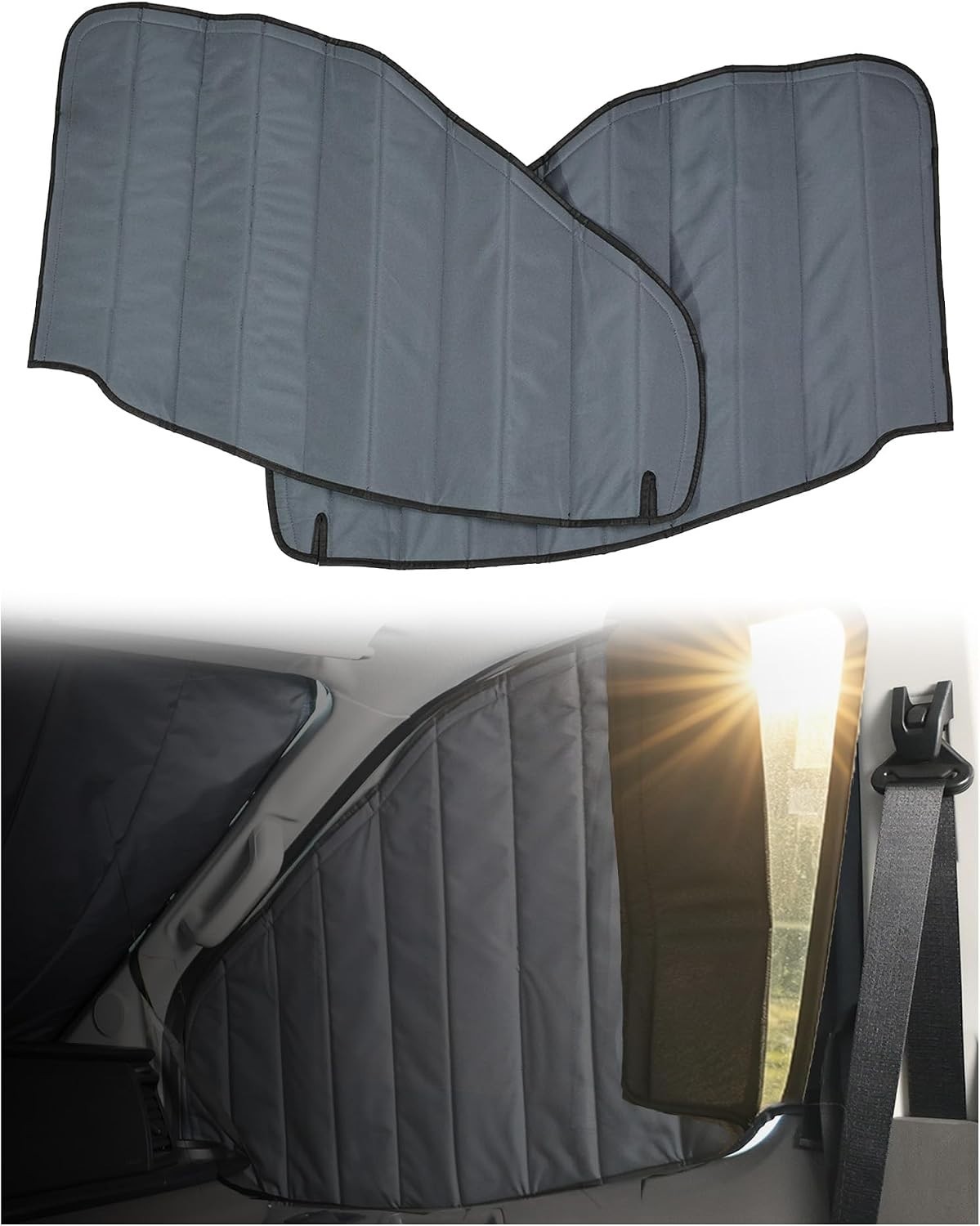 Magnetic Van Window Covers Fit for Ford Transit 150 250 350 High/Medium Roof 20
