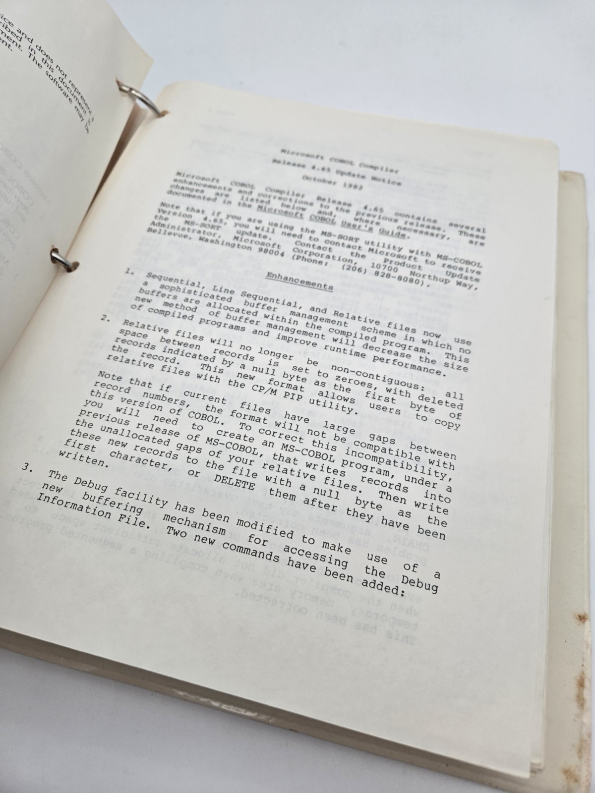 Microsoft User's Guide COBOL Compiler Cp/m-80