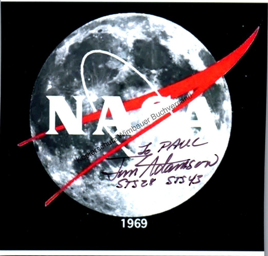 Original Autograph Jim Adamson NASA Astronaut // Autograph Autograph Signed s