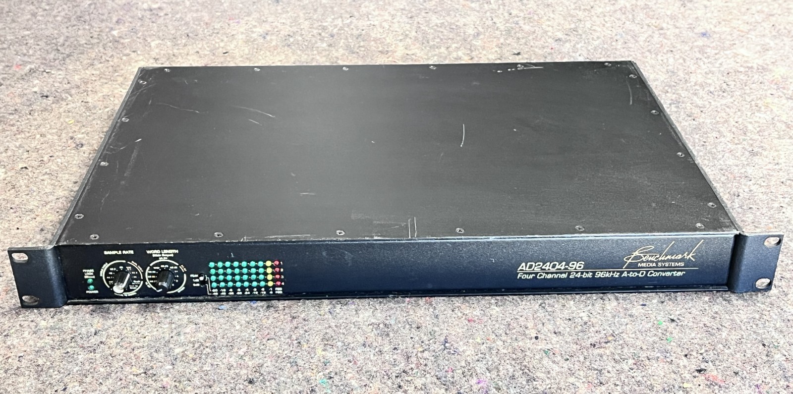 Vintage Benchmark AD2404-96 Four Channel 24-Bit A/D Converter AES Converter