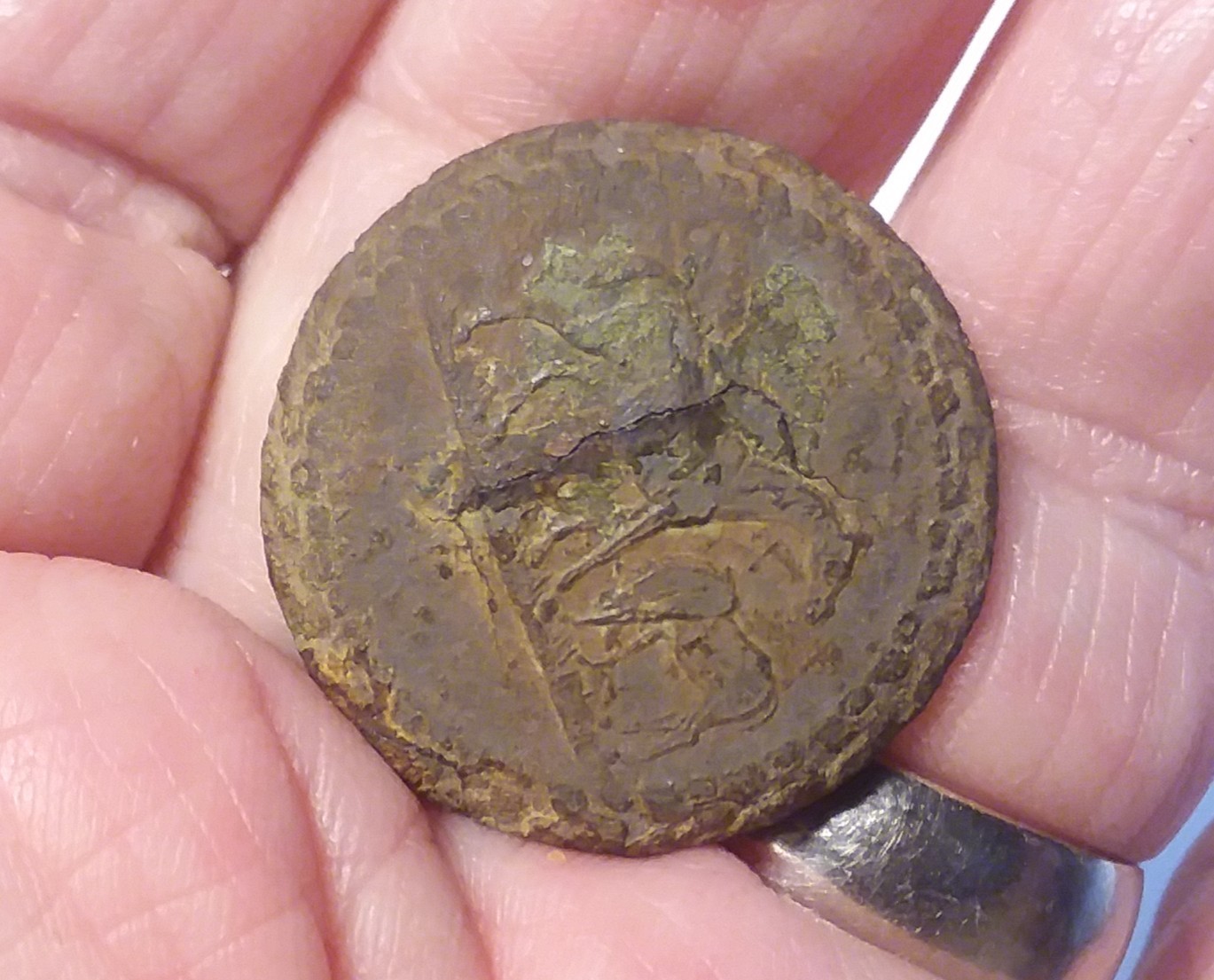 19th Century Stanly Military Button