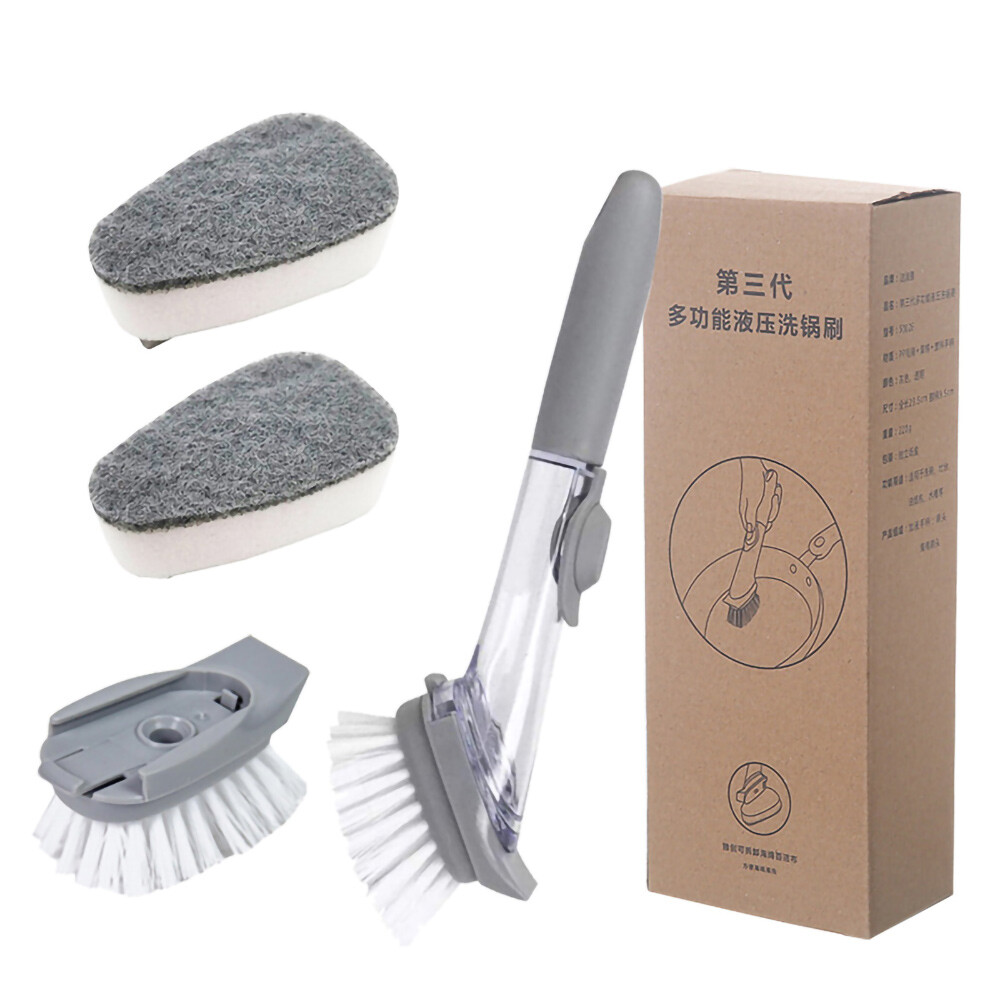 5pcs/set Mutilfunction Soap Control Brush for Pot Dish Kitchen Houshold Cleaning