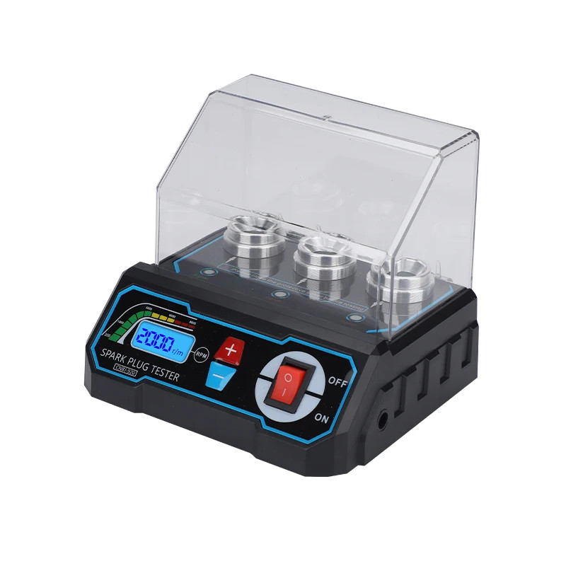 220V Car Spark Plug Tester Ignition Testers 5-Hole Spark Plug Flashover Analyzer